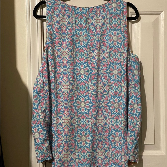 Reversible Johnny Was Multicolor Patchwork Tank Top - Picture 6 of 6